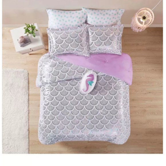 JLA Home Aqua 5-Pc. Twin Comforter Ensemble - Picture 2 of 10